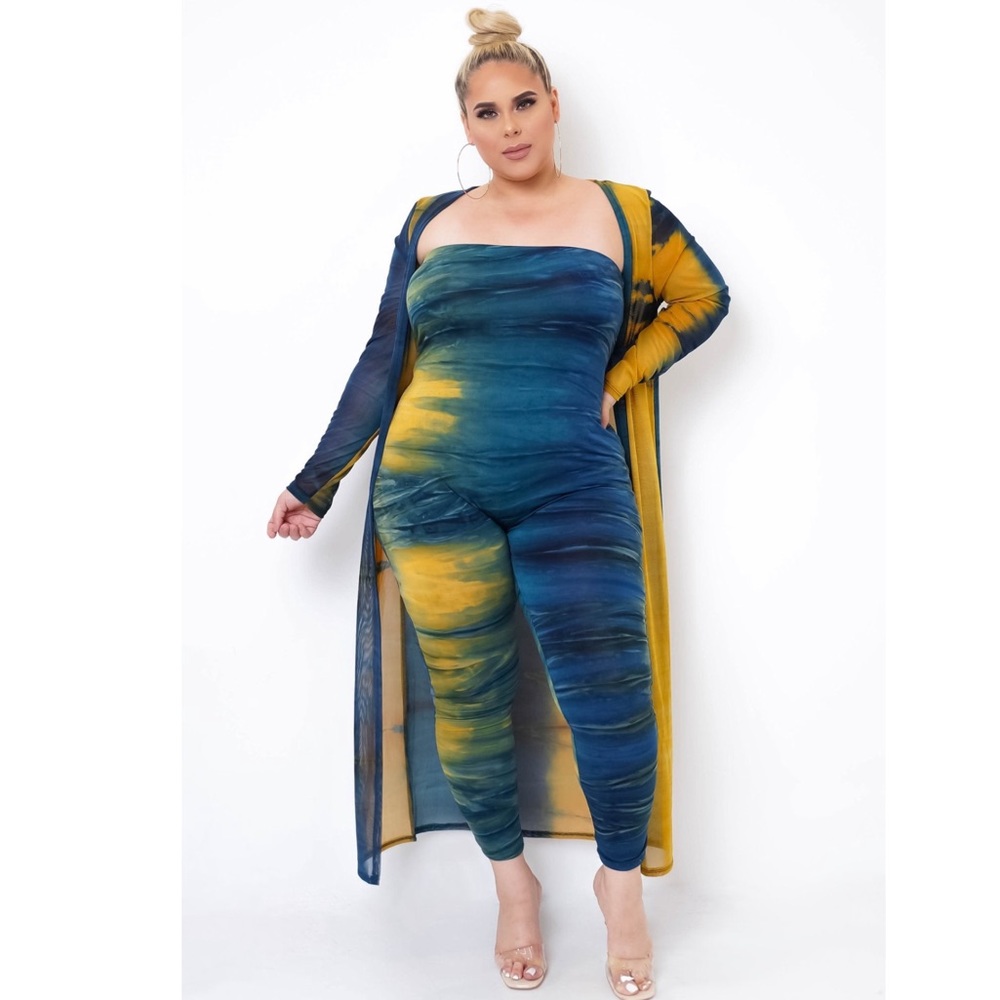 Carmelina Jumpsuit 2P SET ( Plus Size)